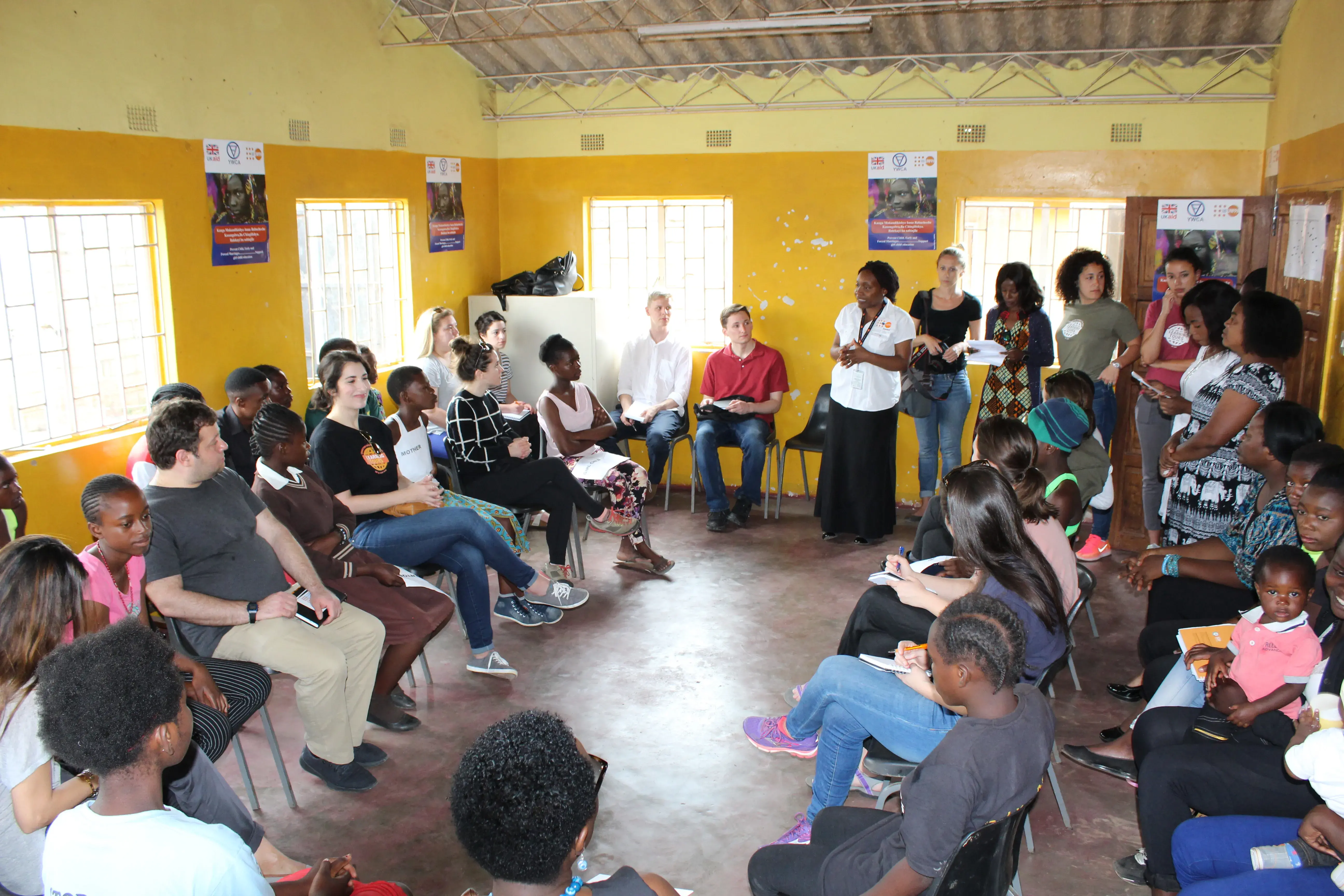 U.S Congressional staff visit UNFPA supported safe space in Zambia