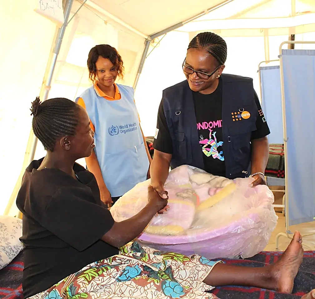 Connecting mothers-to-be with health services in humanitarian settings