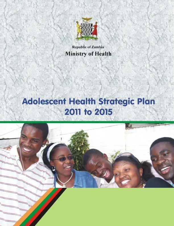 Zambia Adolescent Health Strategic Plan 2011-2015